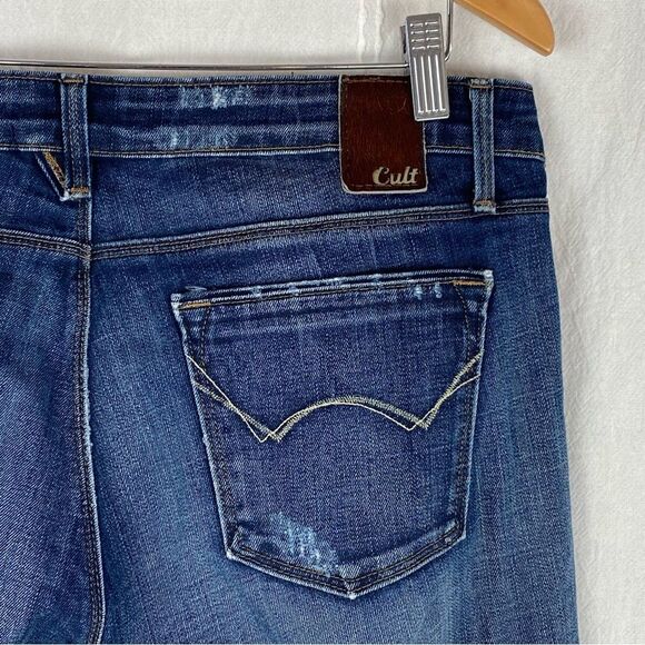 Cult of Individuality Vixen Curvy Wide Leg Jeans Made in the USA Size 32 - Picture 10 of 13